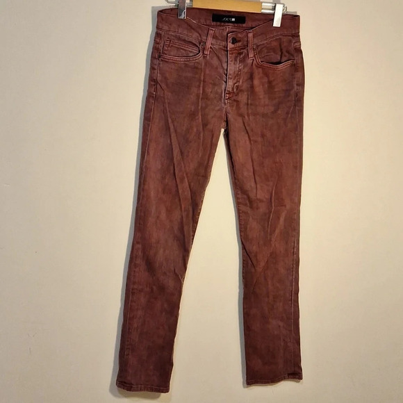 Joe's Jeans straight narrow Jeans Mahogany  distressed wash SZ 28 - Picture 1 of 9